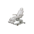 White Electric Facial Bed With 4 Motors,  ODM colors spa bed with hand control